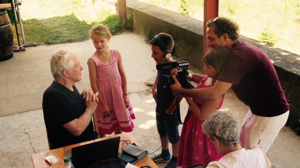 Réalisation d’un film avec les enfants – Davejean – Le Vent d’Août – Corbières